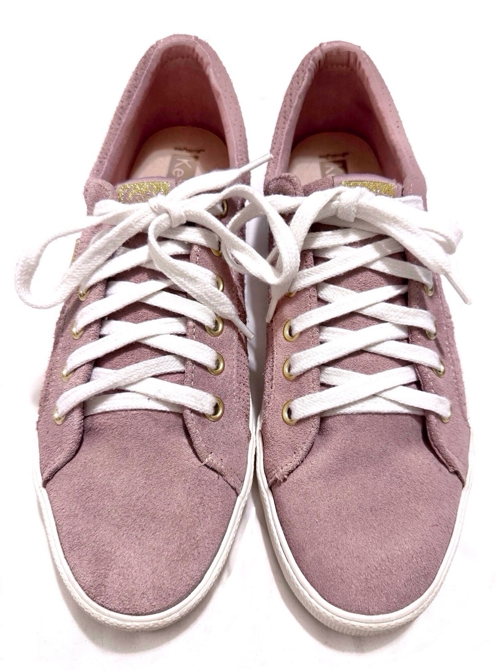 Keds Jump Kick Duo Perf Suede Sneaker in Mauve Size 9.5